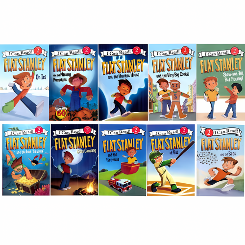 I Can Read 2 Flat Stanley 10 Books