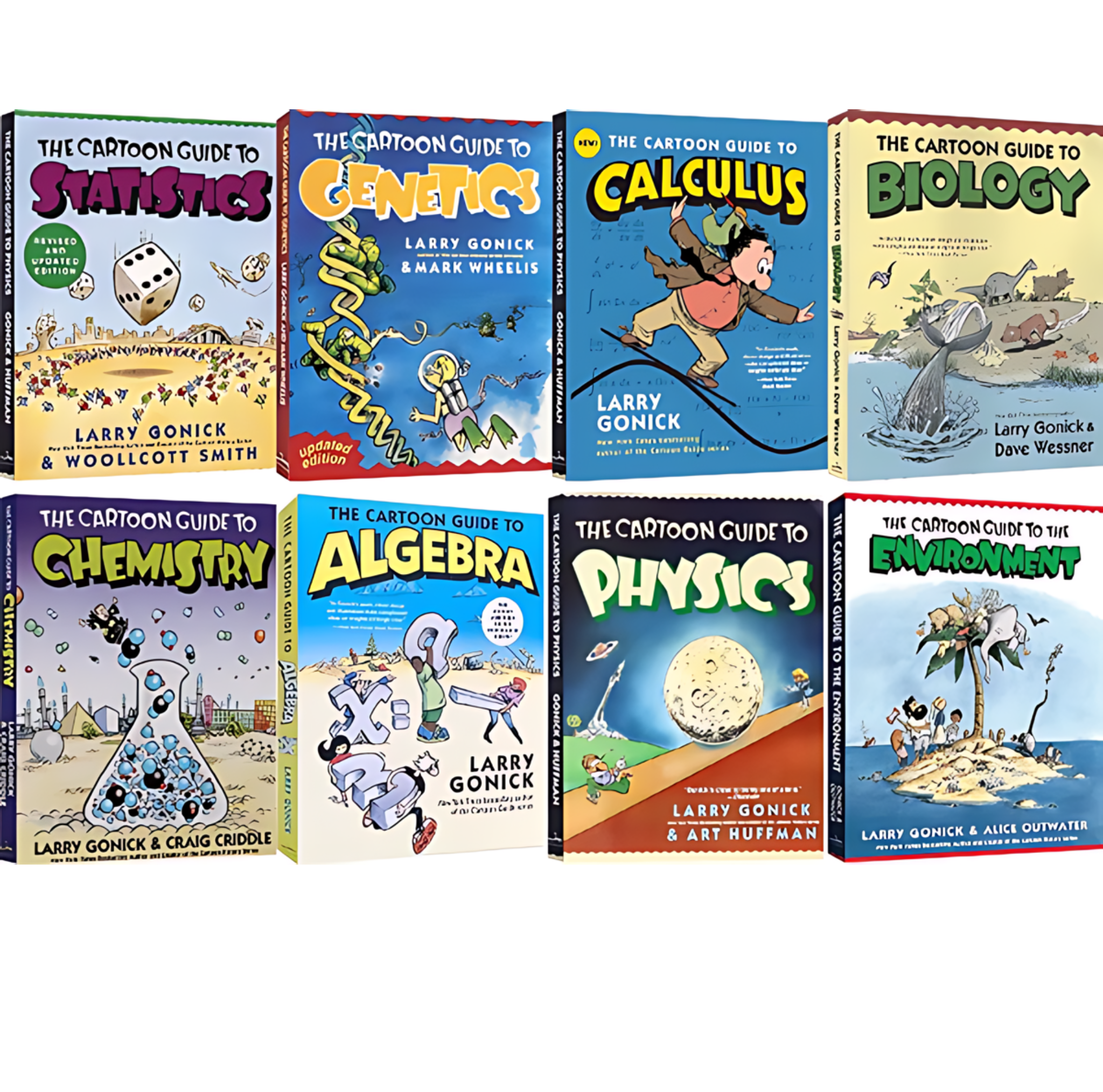 The Cartoon Guide to Algebra/Physics...8 Books