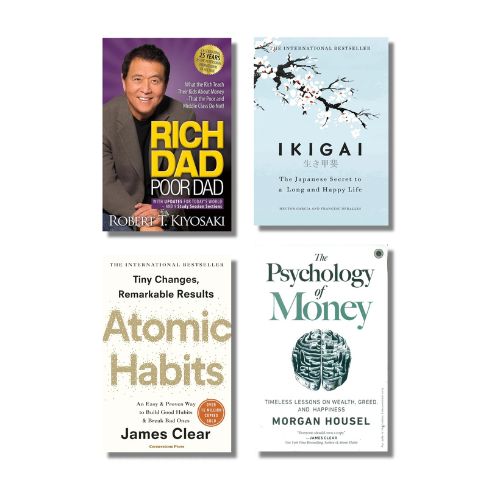Ultimate Financial & Self-Growth Book Set: 4 Books (Paperback)